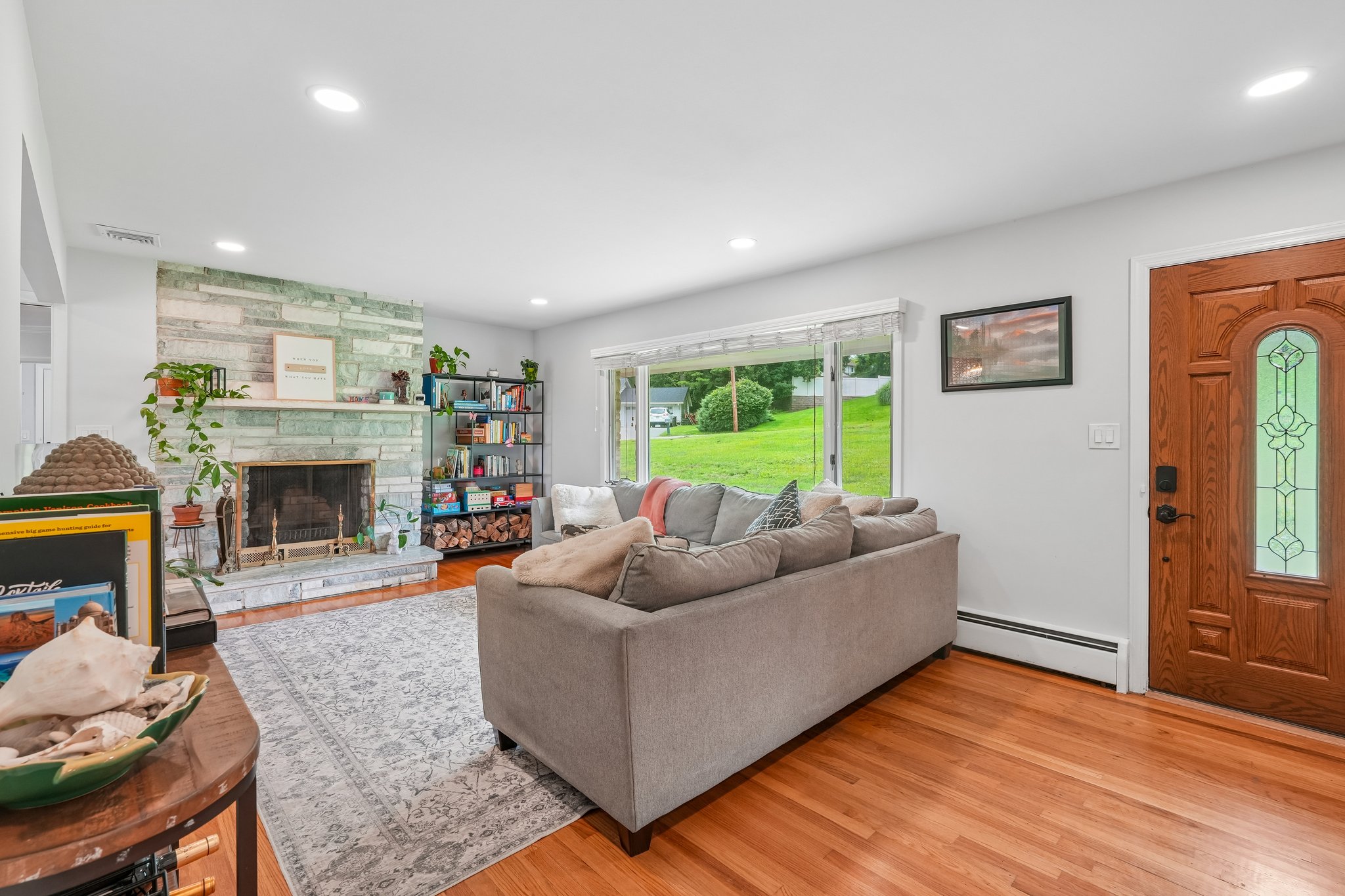 Living Room with Fireplace 31 Surrey Dr
