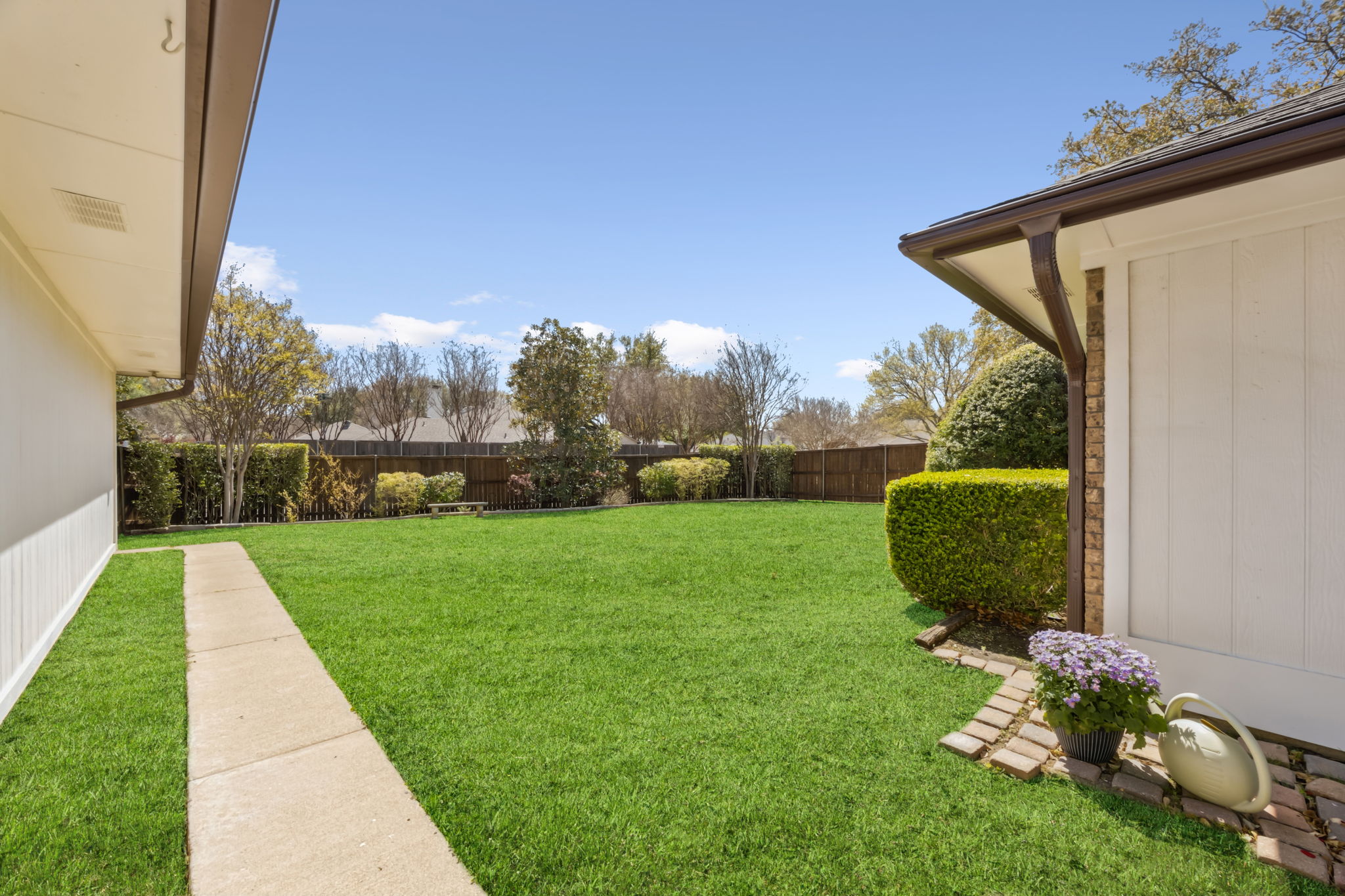 This is the view from the patio!