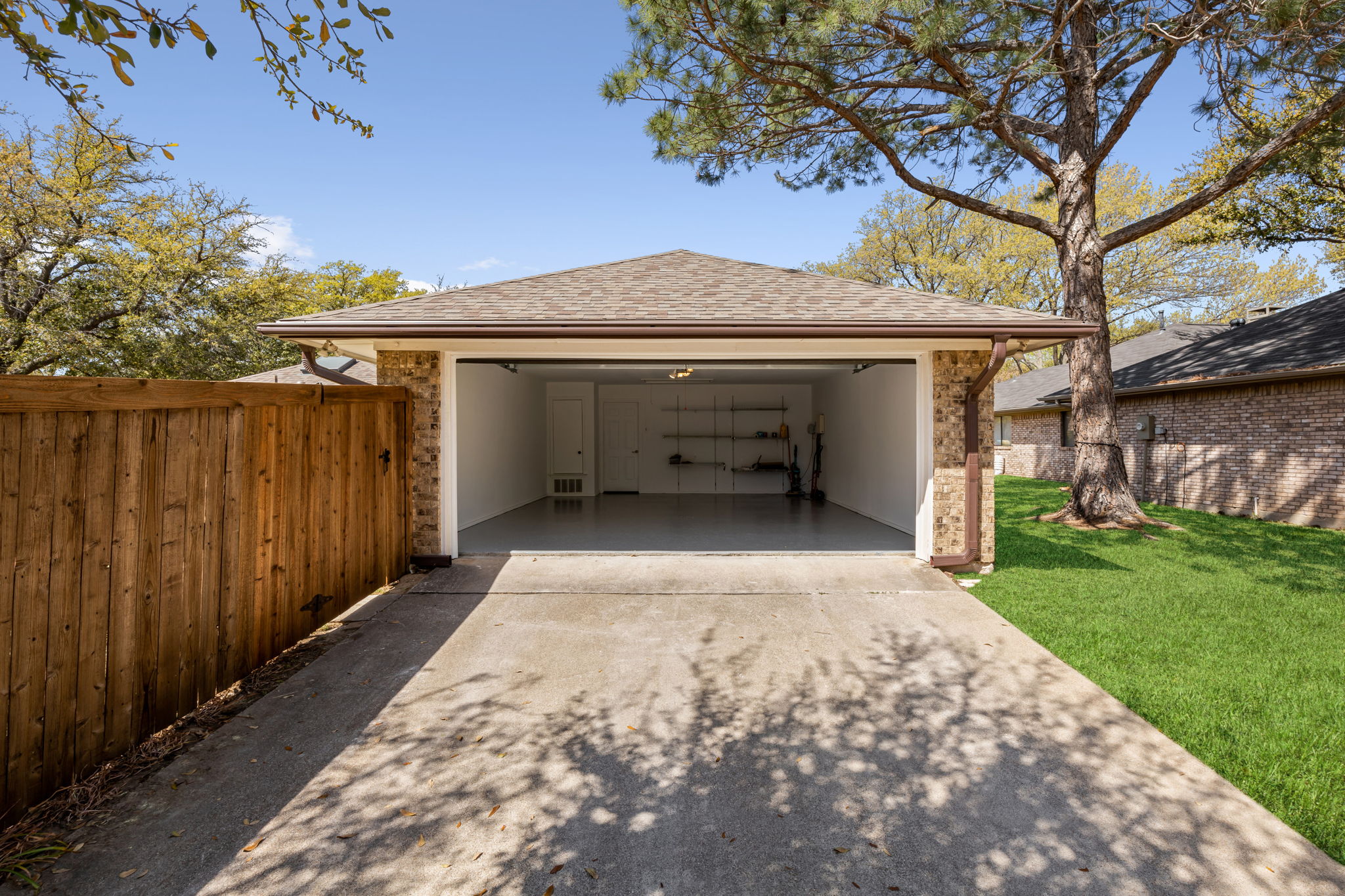 Not only is the inside of the home immaculate, but the garage is too!