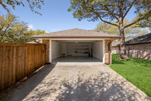 Not only is the inside of the home immaculate, but the garage is too!