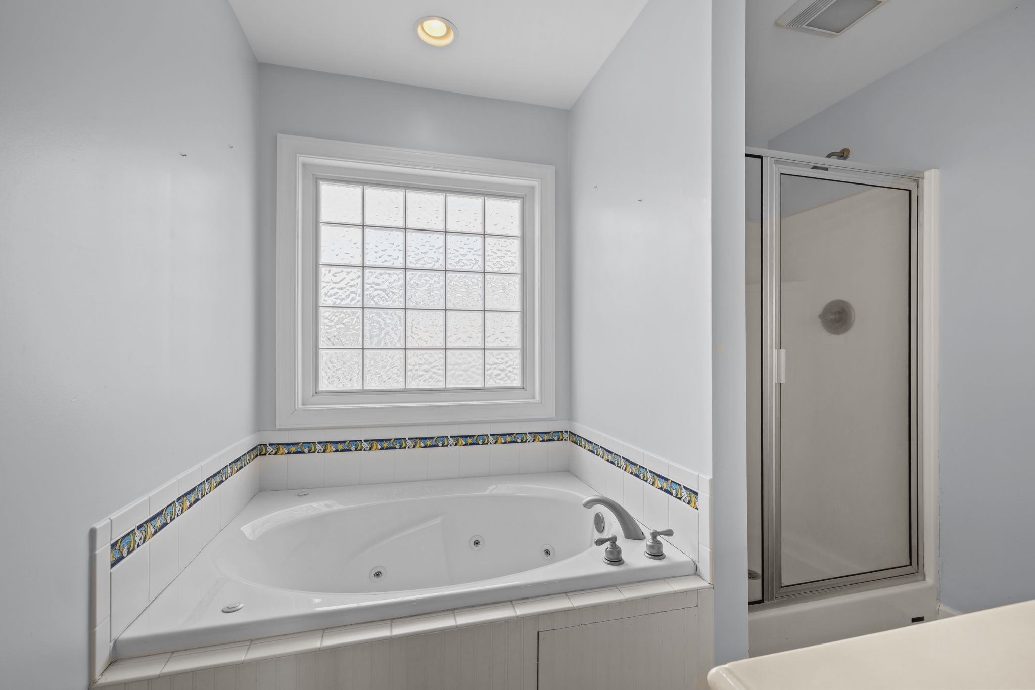 Master Bath with Garden Tub and Shower