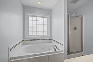 Master Bath with Garden Tub and Shower