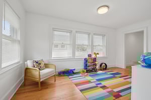 This sunny wing—with a playroom, office, and full bath—would also make the perfect retreat for Mom, guests, or anyone who deserves a little peace and privacy.
