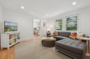 Family room off the kitchen