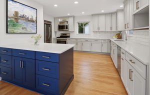 Chefs who have company in the kitchen make better meals. Plenty of room for encouragement or participation!