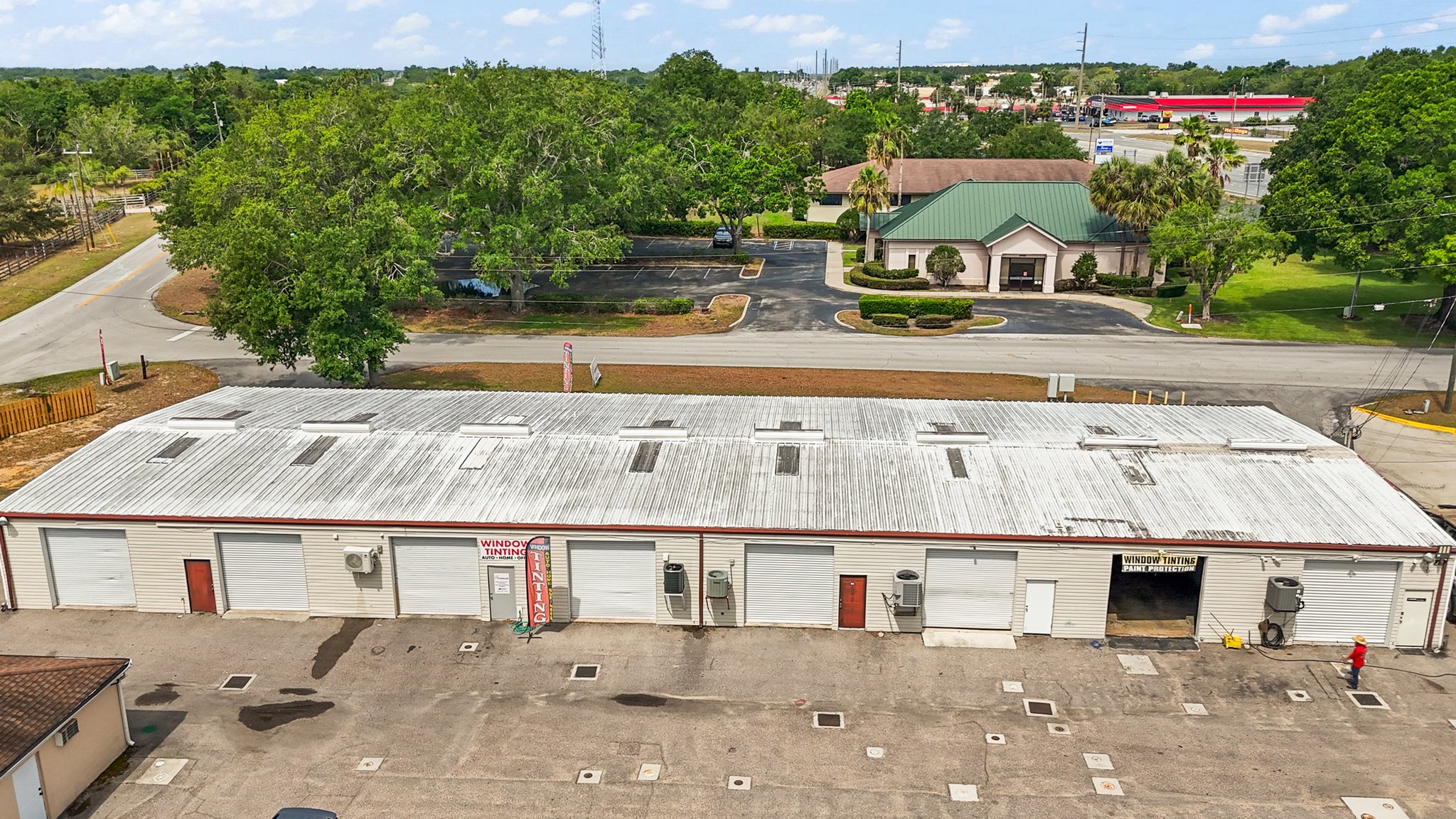 Rear front building