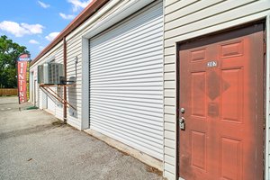 Walk through doors in rear