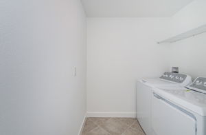 Upstairs Laundry Room