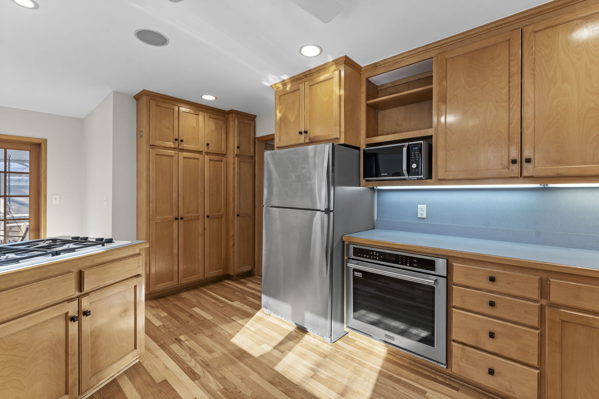 Plenty of cabinet space