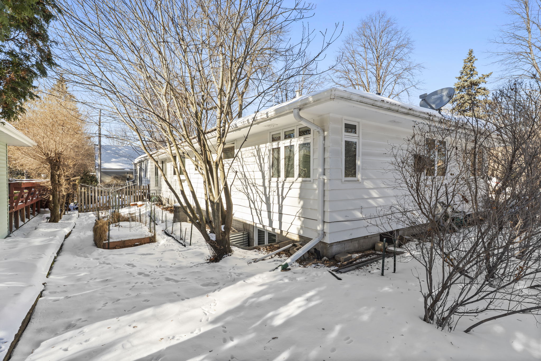 Solar panels on roof