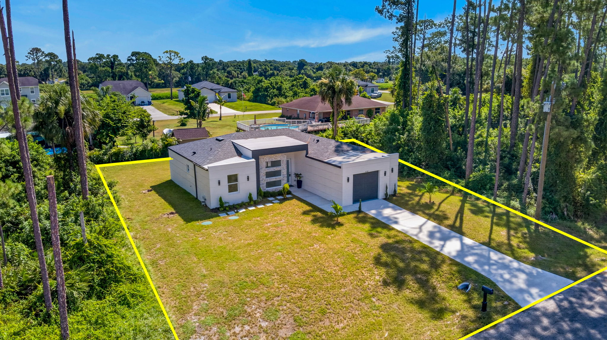Aerial 3 -Lot Lines