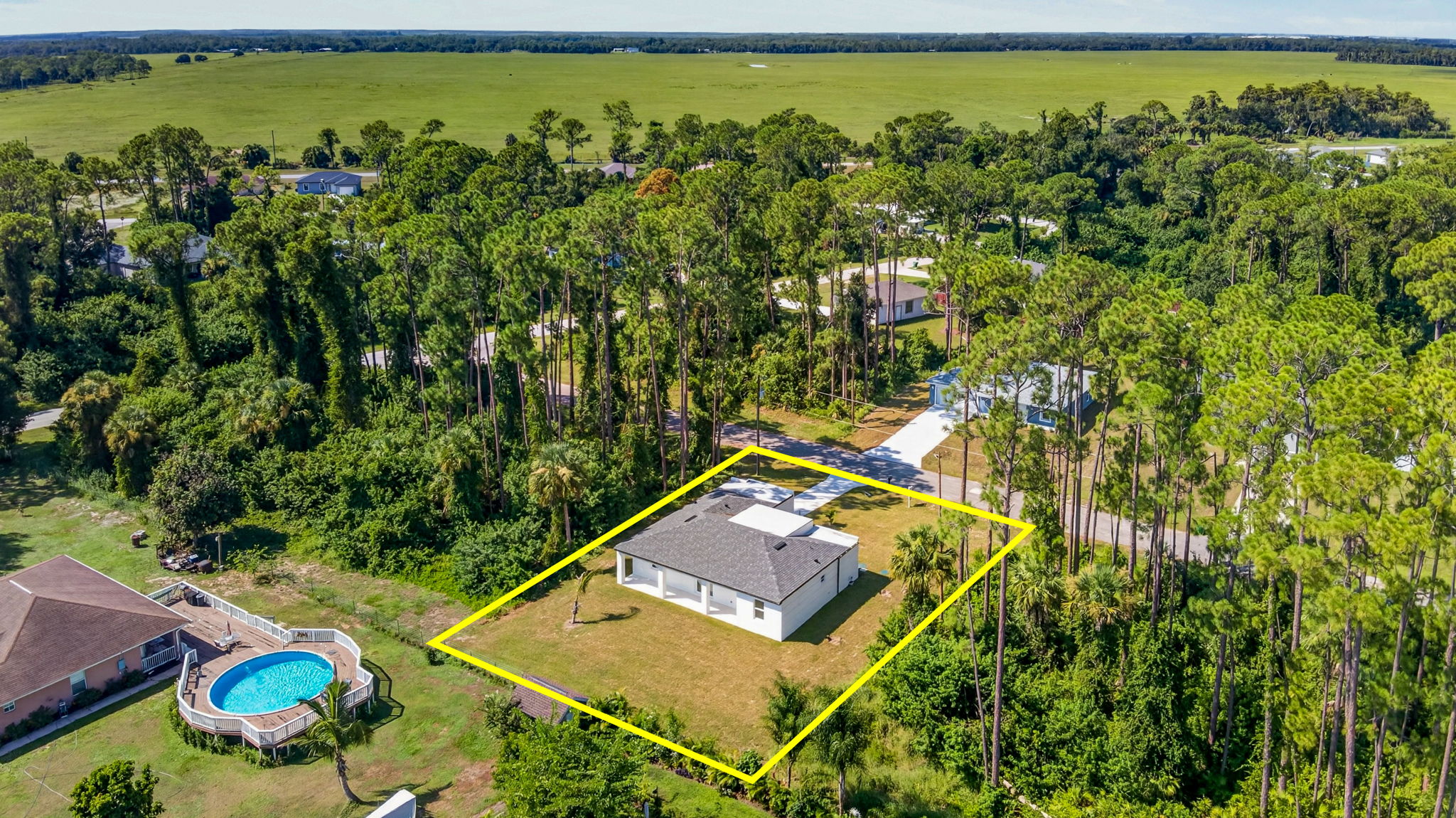 Aerial 7 -Lot Lines