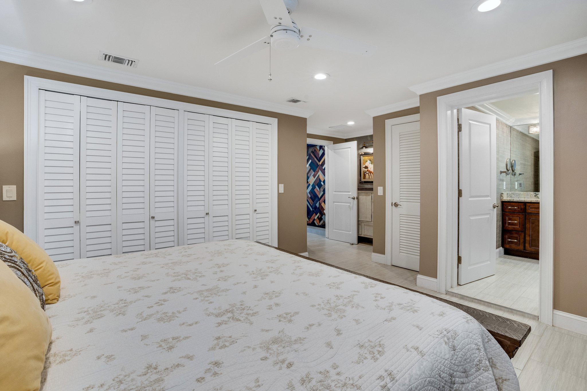 Primary Bedroom with 2 closets