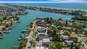 Aerial View of Waterfront Home