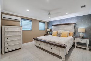 Primary Bedroom with it's own Mini-Split AC sysatem