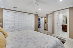 Primary Bedroom with 2 closets