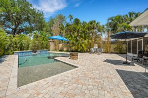 Saltwater Pool with Sun Shelf