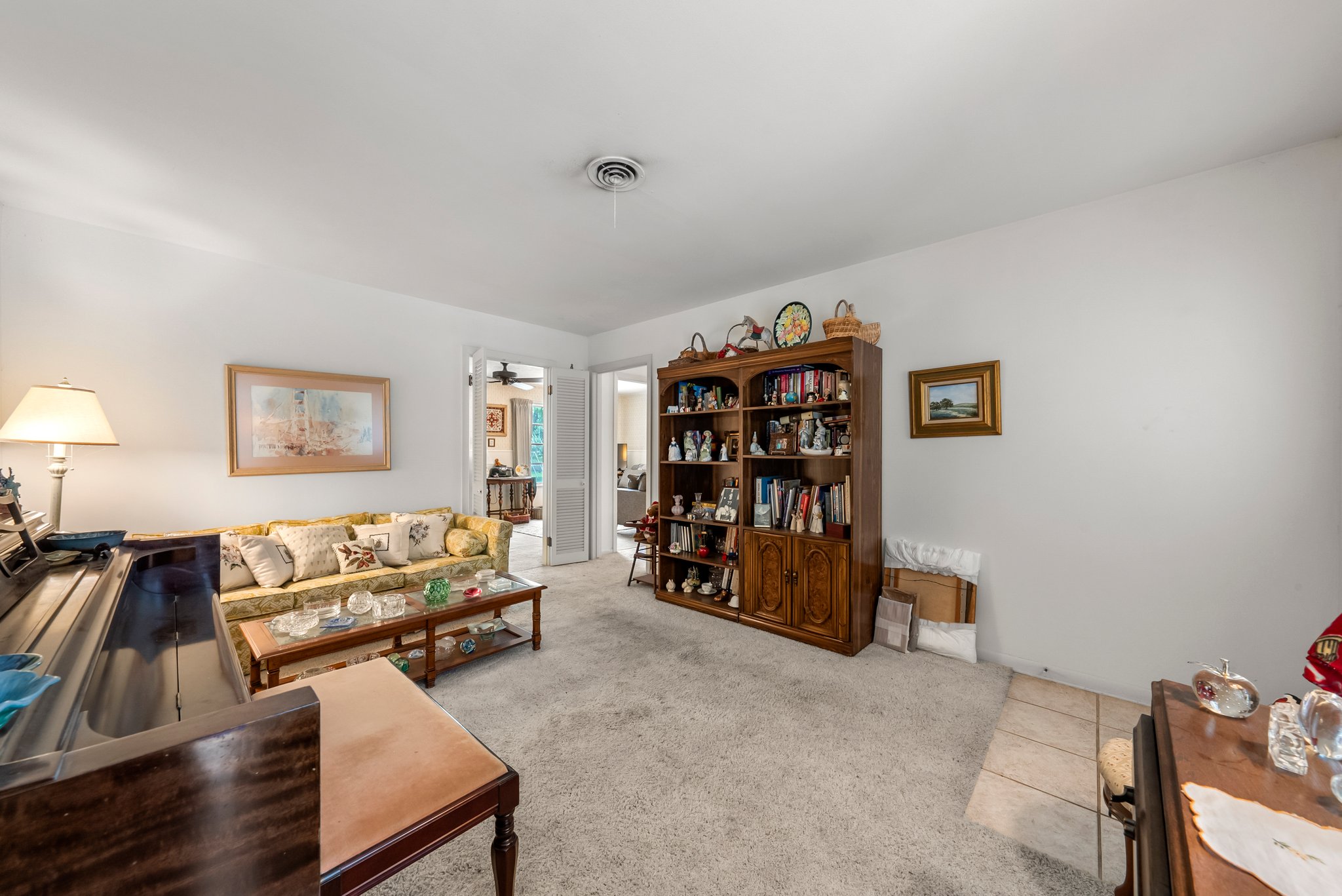 Living room at the front of the house.