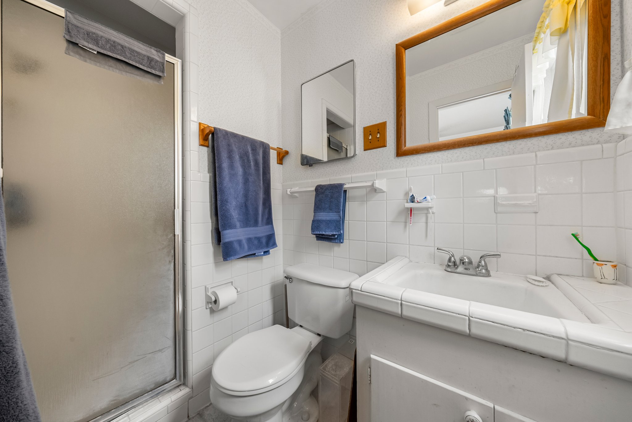 Primary bathroom.