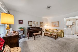 Living room at the front of the house.