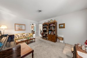 Living room at the front of the house.
