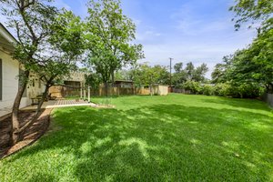 Spacious yard.