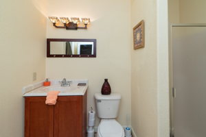 Bathroom upstairs.