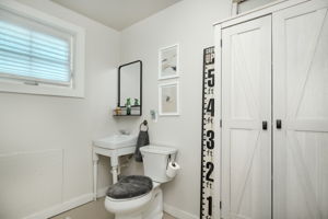 Half Bathroom in Basement