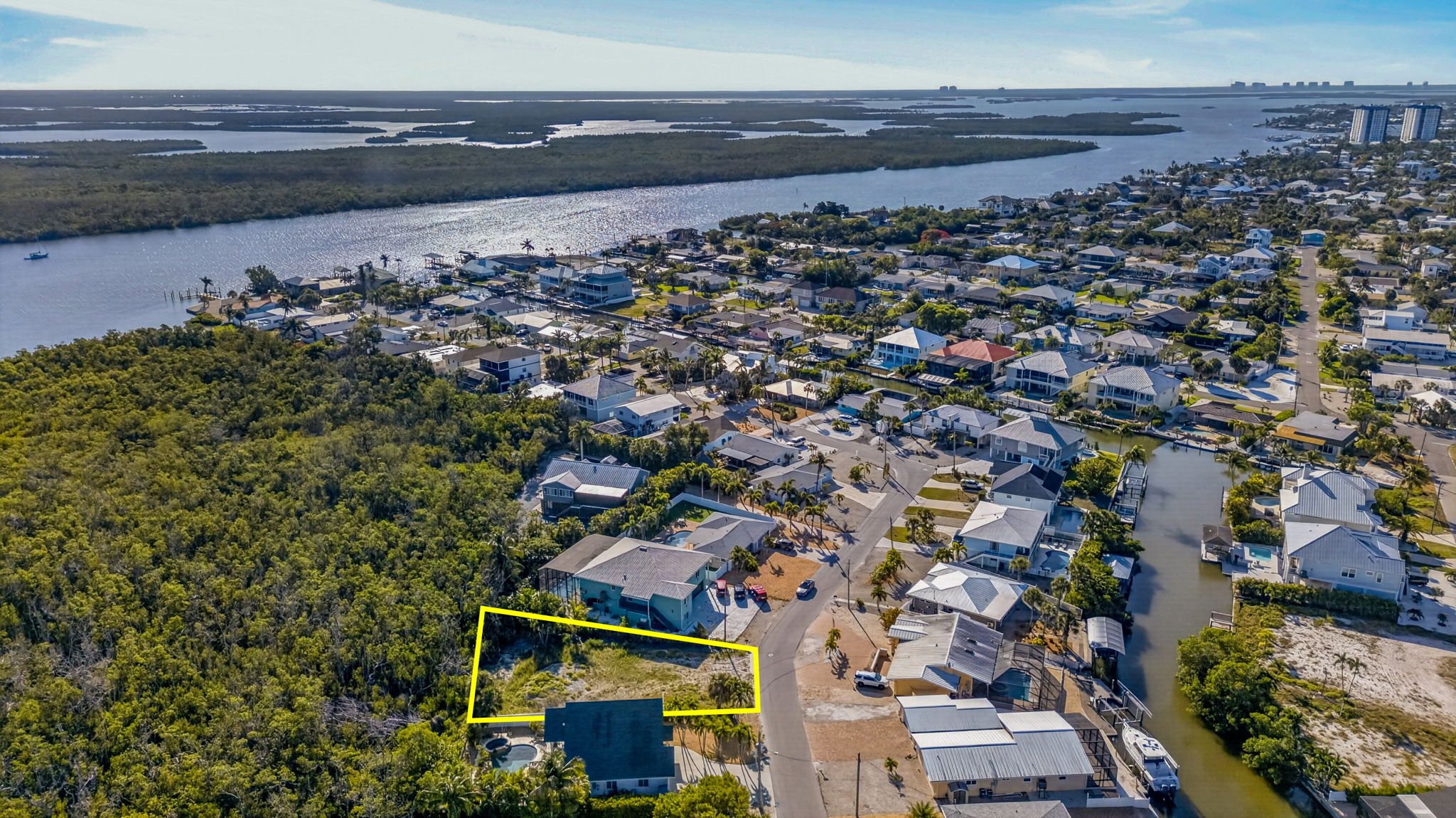Aerial 9 -Lot Lines