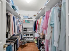 Primary closet