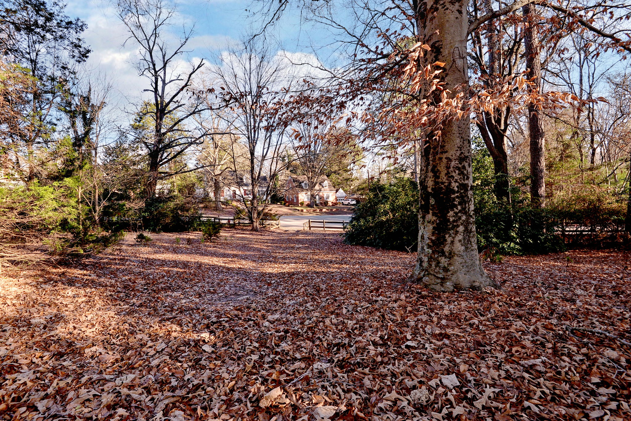 View from Lower Yard to Street