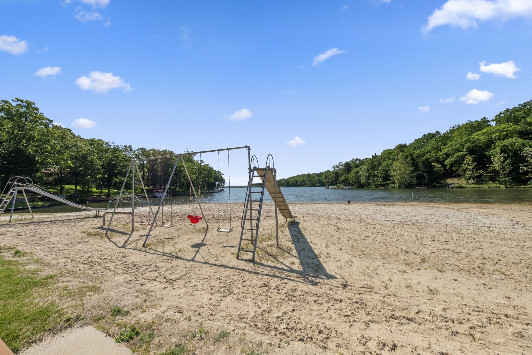 There is also a playground for the kiddos.
