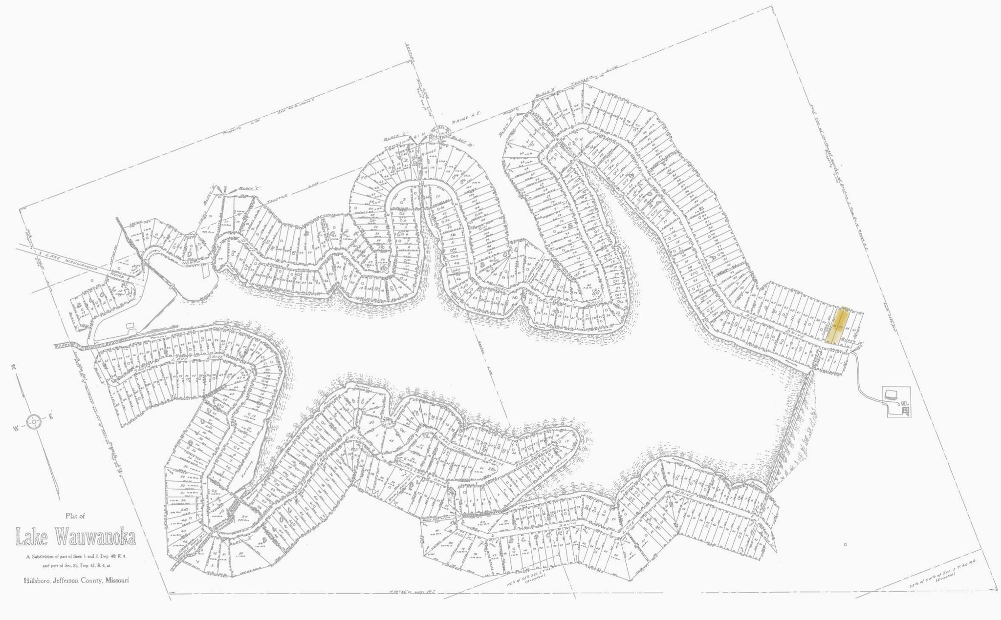 Wauwanoka Parcel Map