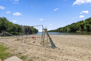 There is also a playground for the kiddos.