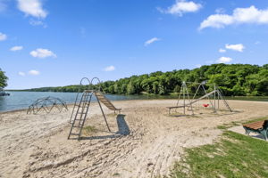 The beach playground is a popular place, as well.