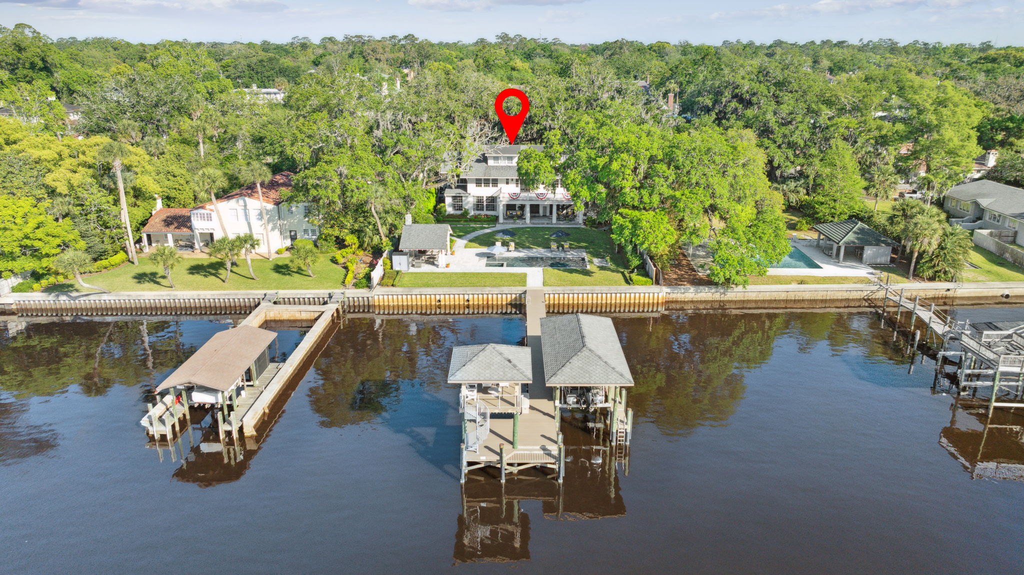 Aerial View 3110 St Johns Avenue