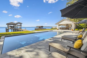 Pool with River Views