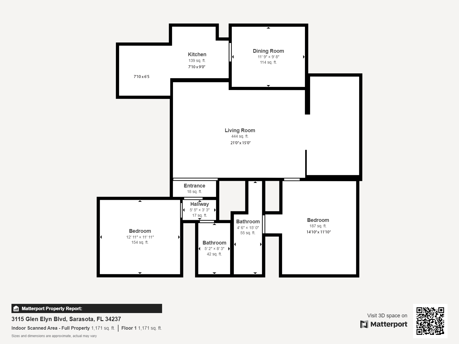 Measurements - 3115 Glen Elyn Blvd