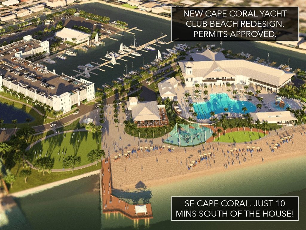 Yacht Club Beach development plans.  Also in SE Coral Coral. Construction starting this year.