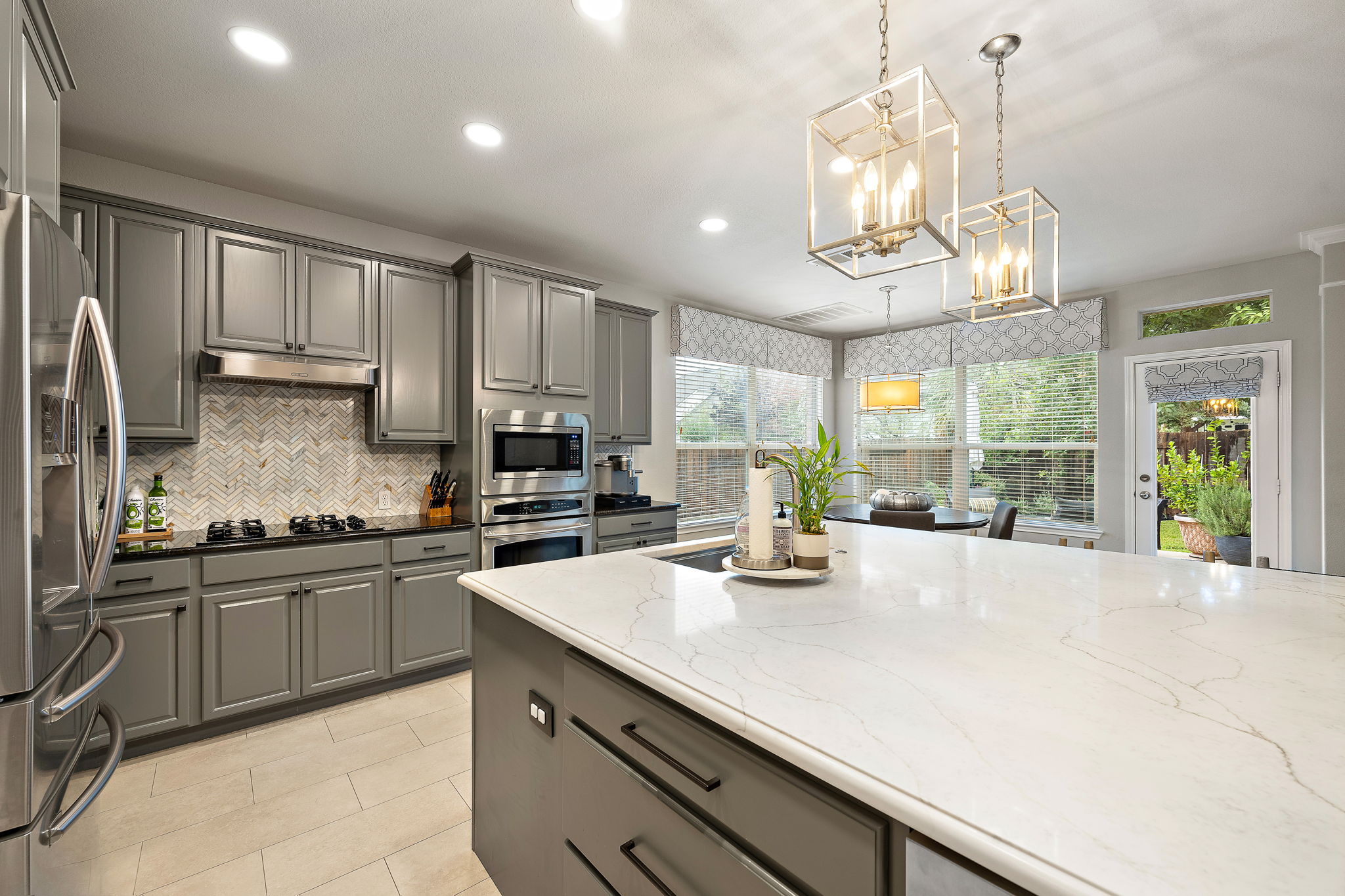 Beautiful cabinetry and countertops