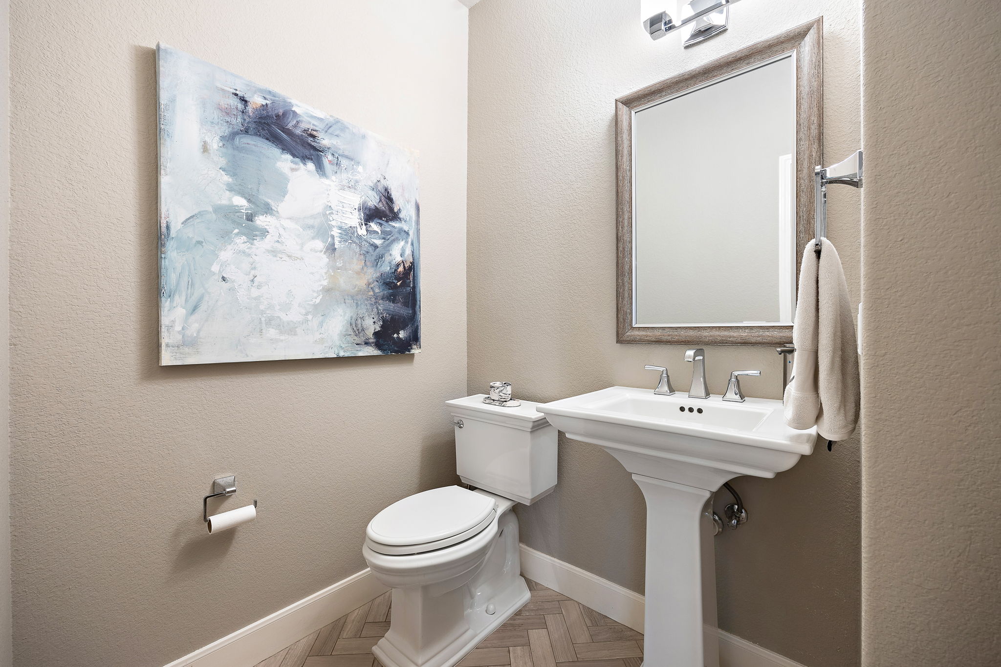 Half bath downstairs