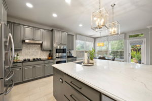 Beautiful cabinetry and countertops