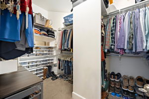 Large primary closet