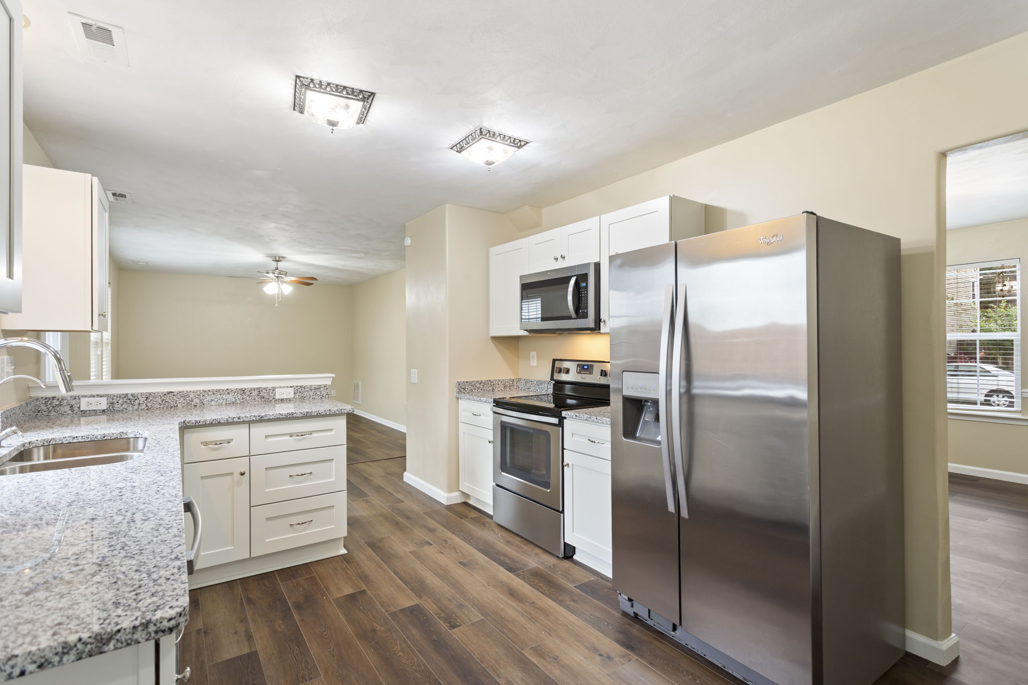 Open-concept dreamy kitchen.