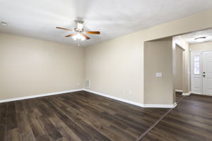 Light-filled family gathering area.