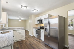 Open-concept dreamy kitchen.