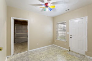 Multi-purpose conditioned garage conversion.