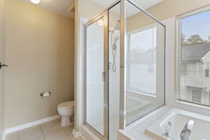 Ensuite Bath with soaking tub.