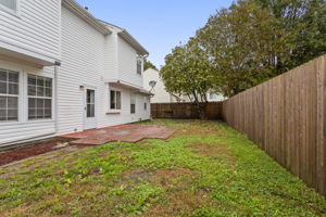 Spacious fenced yard for entertaining.
