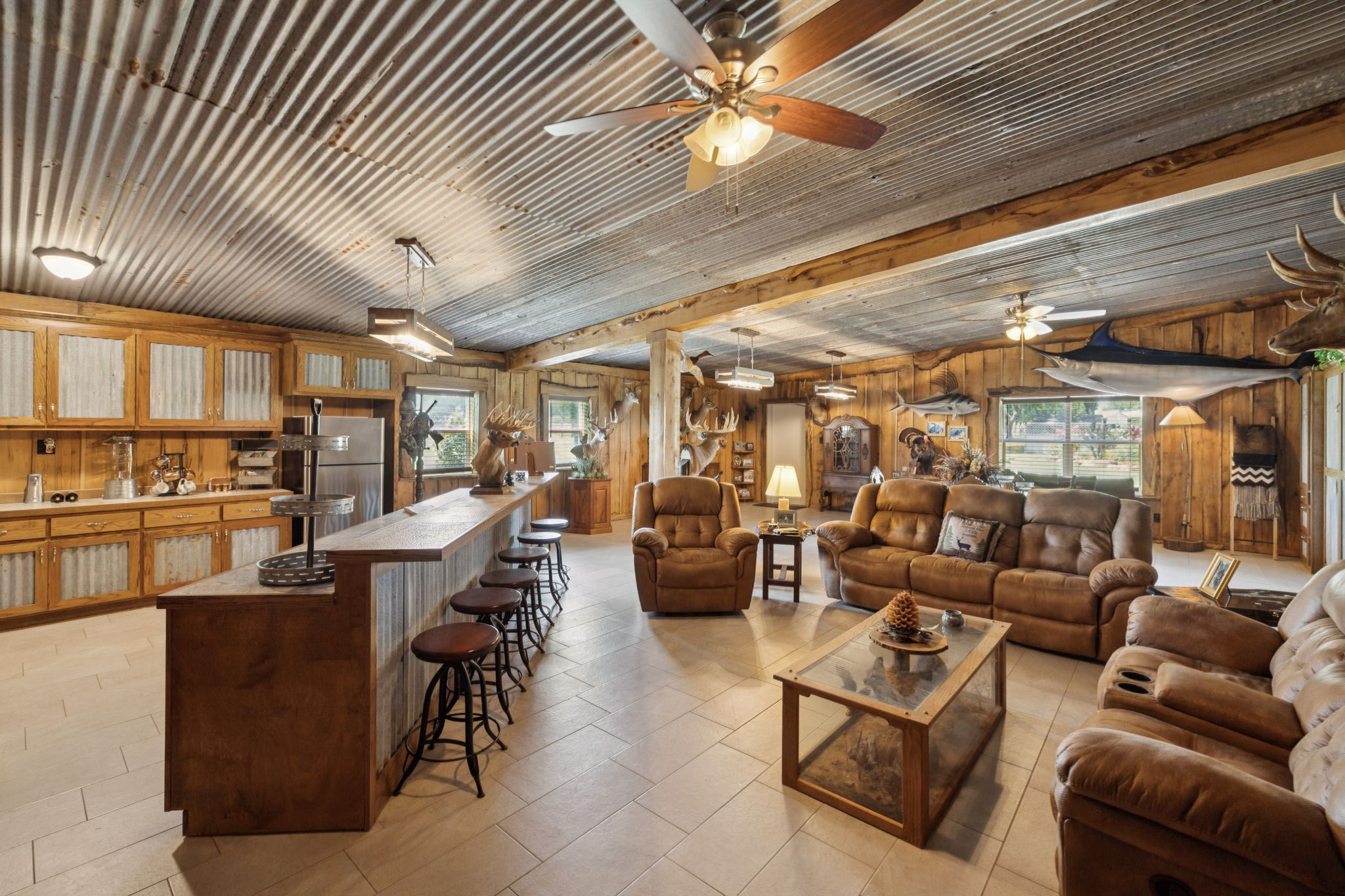 Spacious kitchen with tons of room for entertaining.